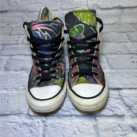 Converse Chuck Taylor All Star Tropical Floral High Tops 155393C Men 5 Women 7 - Picture 3 of 13